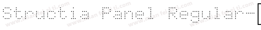 Structia Panel Regular字体转换